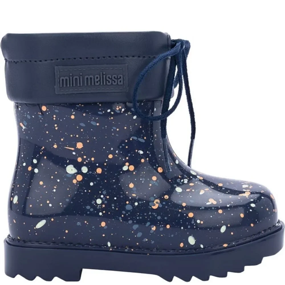 Mini Melissa Kids water resistant  rain comfy boot size 2 new
